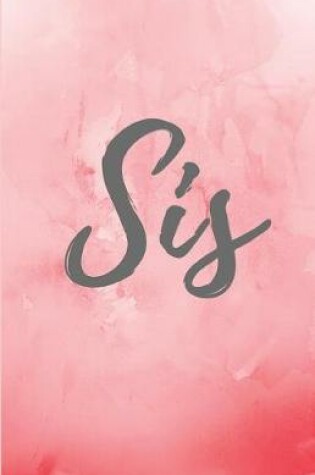 Cover of Sis Journal