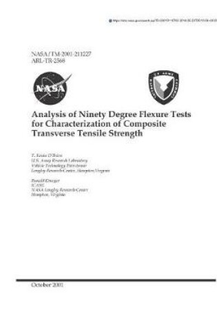 Cover of Analysis of Ninety Degree Flexure Tests for Characterization of Composite Transverse Tensile Strength