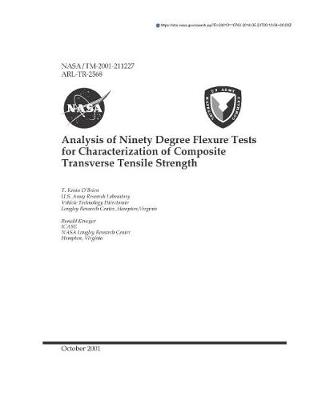 Book cover for Analysis of Ninety Degree Flexure Tests for Characterization of Composite Transverse Tensile Strength