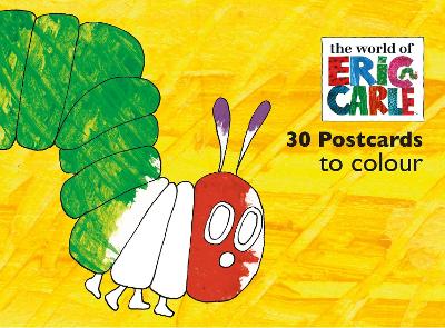 Book cover for The Very Hungry Caterpillar Postcards to Colour