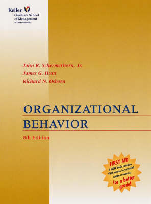 Book cover for Organizational Behavior Eighth Edition for Keller University