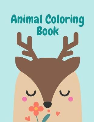 Book cover for Animal Coloring Book
