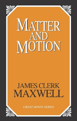 Cover of Matter and Motion