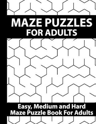 Book cover for Maze puzzles for Adults