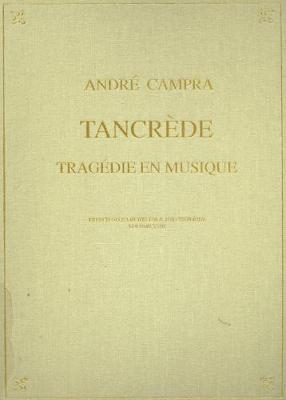 Cover of Tancrède (Paris Opéra 1702)