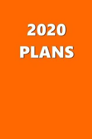 Cover of 2020 Daily Planner 2020 Plans Safety Orange Color 384 Pages