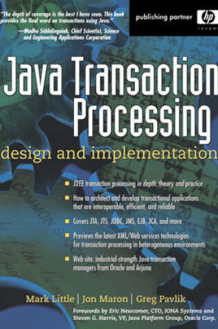 Cover of Java Transaction Processing