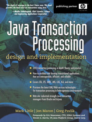 Book cover for Java Transaction Processing