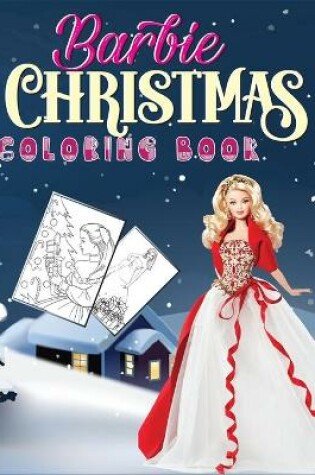 Cover of Barbie Christmas Coloring Book