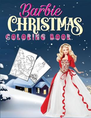 Book cover for Barbie Christmas Coloring Book