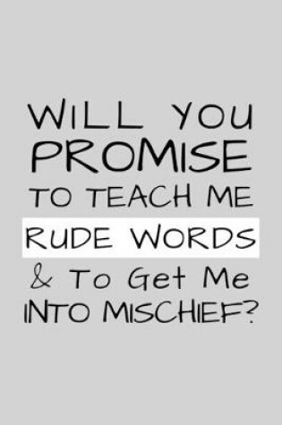 Cover of Will You Promise To Teach Me Rude Words & To Get Me Into Mischief?