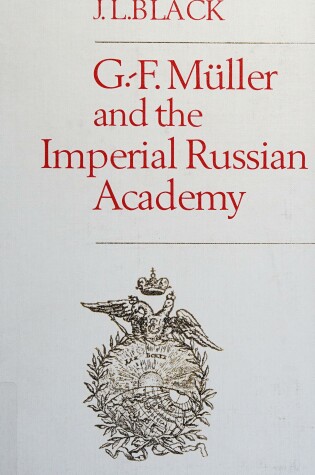 Cover of G.-F. Muller and the Imperial Russian Academy