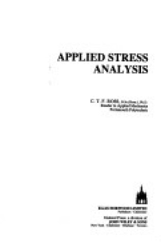 Cover of Applied Stress Analysis