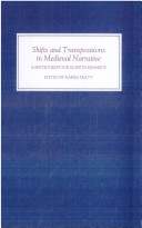 Book cover for Shifts and Transpositions in Medieval Narrative