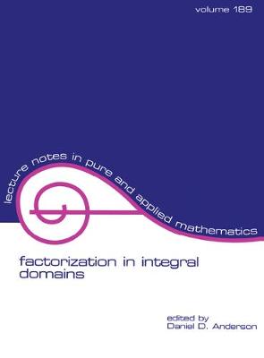 Book cover for Factorization in Integral Domains