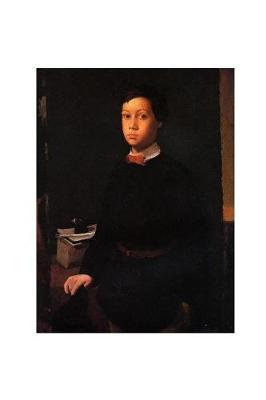 Book cover for 1855 Edgar Degas Portrait of Rene Degas Journal