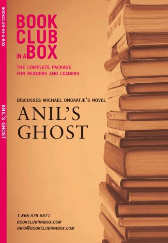 Book cover for "Bookclub-in-a-Box" Discusses the Novel "Anil's Ghost"