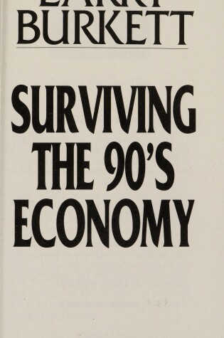 Cover of Surviving the 90's Economy