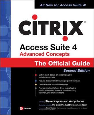 Book cover for CITRIX ACCESS SUITE 4 ADVANCED CONCEPTS: THE OFFICIAL GUIDE, 2/E