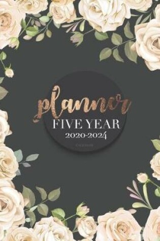Cover of 2020-2024 five year planner calendar