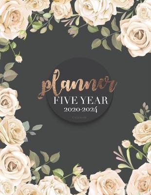 Book cover for 2020-2024 five year planner calendar