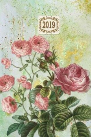 Cover of 2019 Planner; Roses Pink