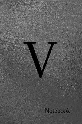 Book cover for 'v' Notebook