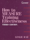 Book cover for How to Measure Training Effectiveness