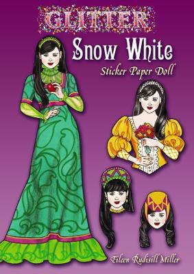 Book cover for Glitter Snow White Sticker Paper Doll