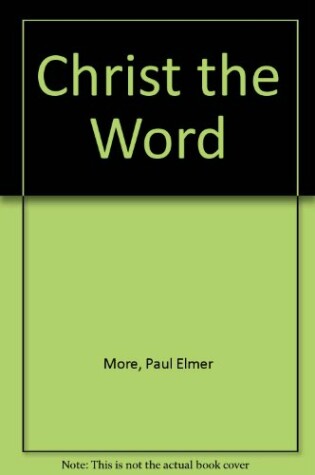 Cover of Christ the Word