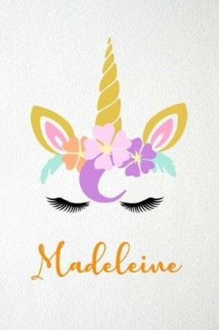 Cover of Madeleine A5 Lined Notebook 110 Pages