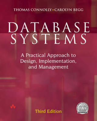Book cover for Database Systems:A Practical Approach to Design, Implementation and   Management with                                                       Oracle 9i Package