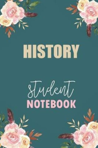 Cover of History Student Notebook