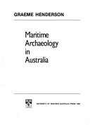 Book cover for Maritime Archaeology in Australia