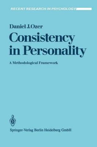 Cover of Consistency in Personality