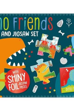 Cover of Dino Friends Book and Jigsaw Box Set