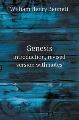 Cover of Genesis introduction, revised version with notes