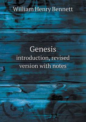 Book cover for Genesis introduction, revised version with notes