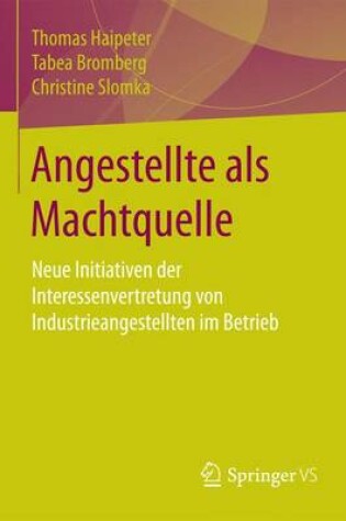 Cover of Angestellte als Machtquelle