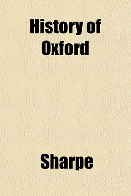 Book cover for History of Oxford