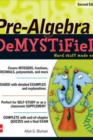 Cover of Pre-Algebra Demystified, Second Edition