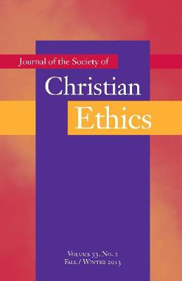 Book cover for Journal of the Society of Christian Ethics