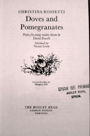 Cover of Doves and Pomegranates