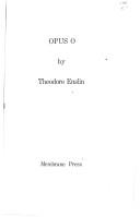 Book cover for Opus O