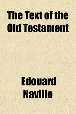 Book cover for The Text of the Old Testament