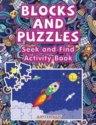 Book cover for Blocks and Puzzles Seek and Find Activity Book