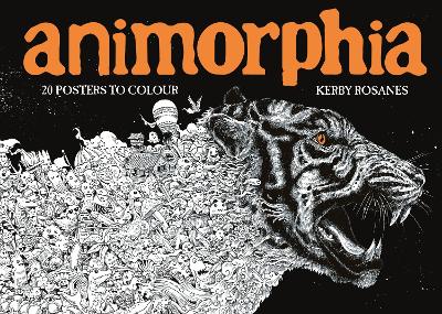 Book cover for Animorphia: 20 Posters to Colour
