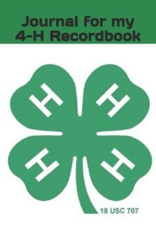 Cover of Journal for my 4-H Record Book