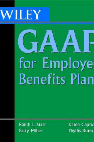 Cover of Wiley GAAP for Employee Benefits