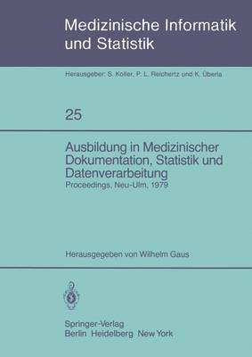 Book cover for Ausbildung in Medizinischer Dokumentation, Statistik und Datenverarbeitung